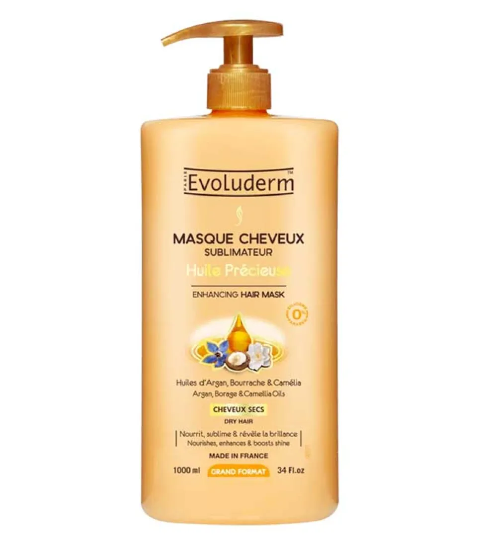 Mascarilla capilar realzadora Huile Précieuse 1000ml - Cabellos secos