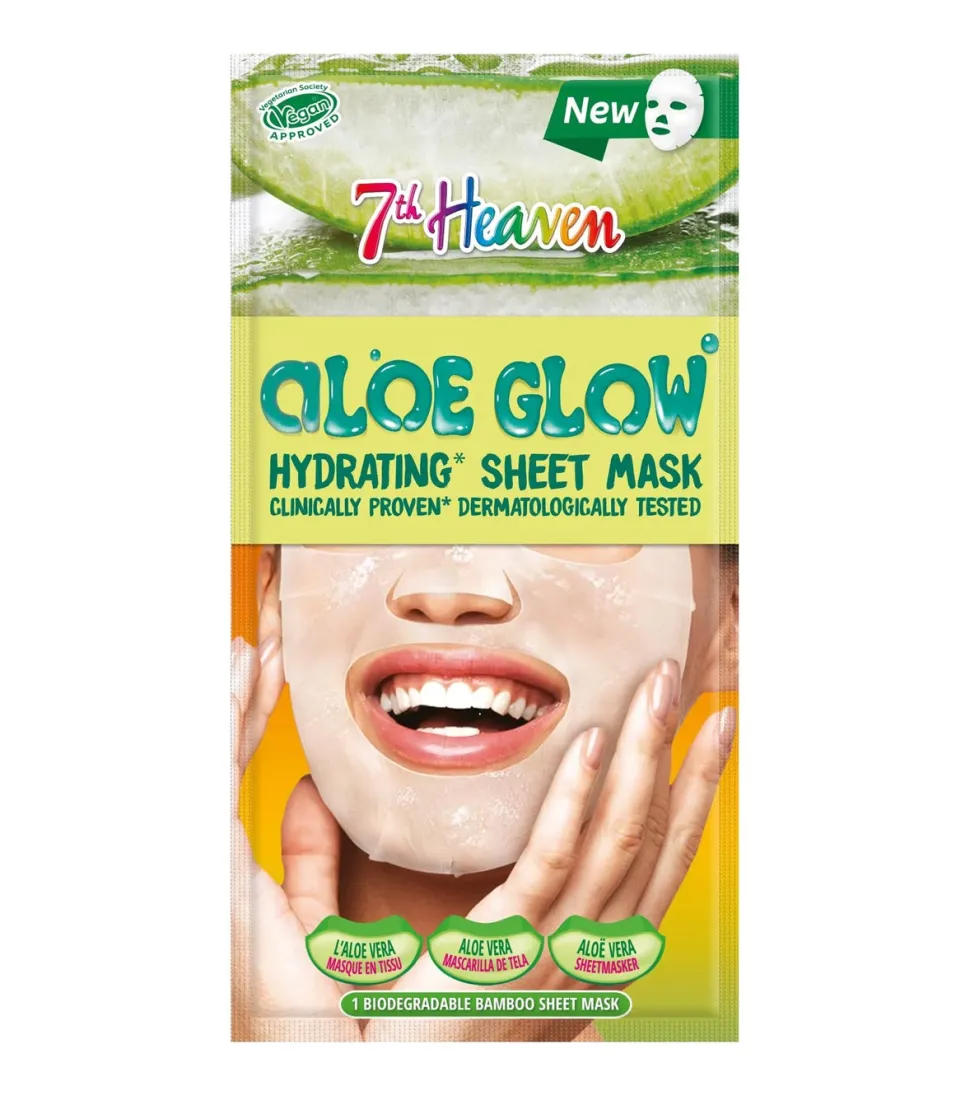 Mascarilla de tela hidratante Aloe Glow