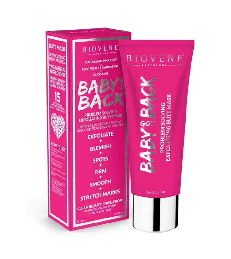 Mascarilla exfoliante para glúteos
