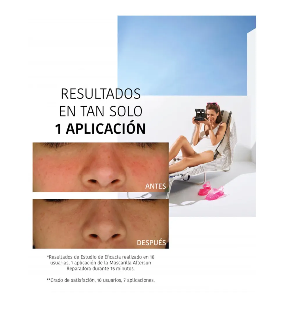 Mascarilla facial After Sun+ - Nutritiva: prolonga bronceado
