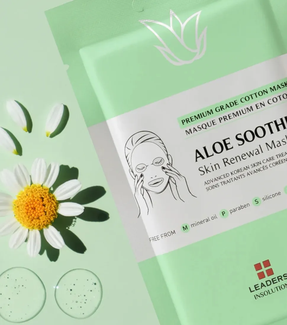 Mascarilla facial calmante Aloe Sooting