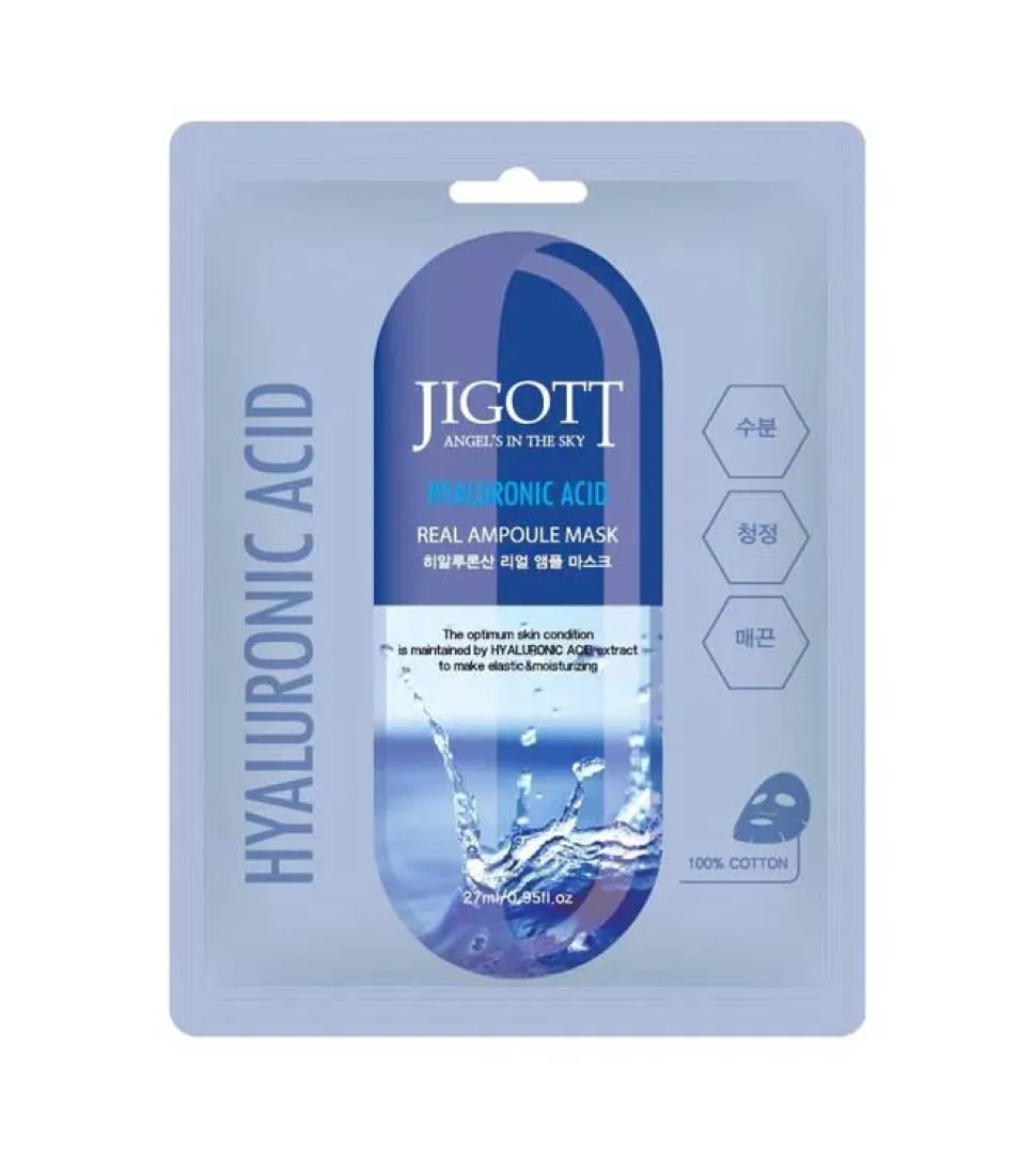 Mascarilla facial con ácido hialurónico