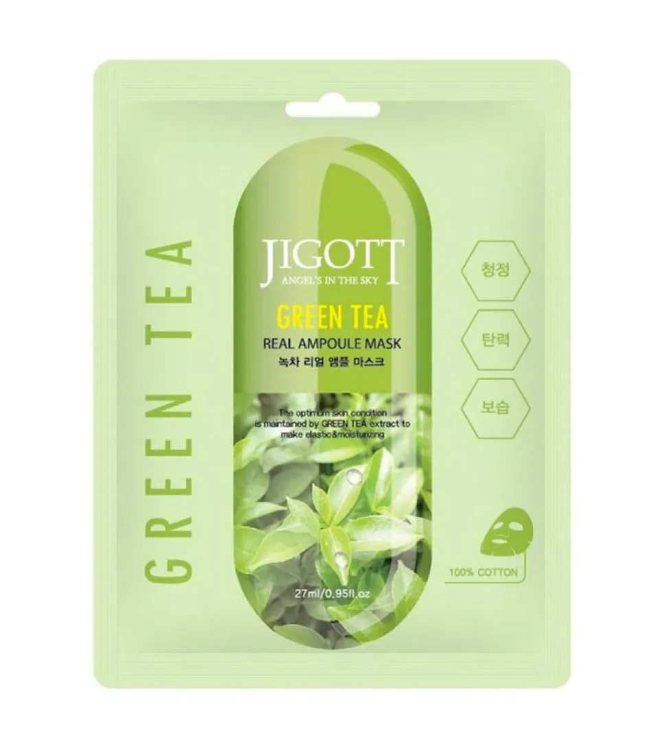 Mascarilla facial con té verde