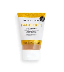 Mascarilla facial Face Off! - Gold Glitter