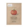 Mascarilla facial hidratante con extracto de calabaza