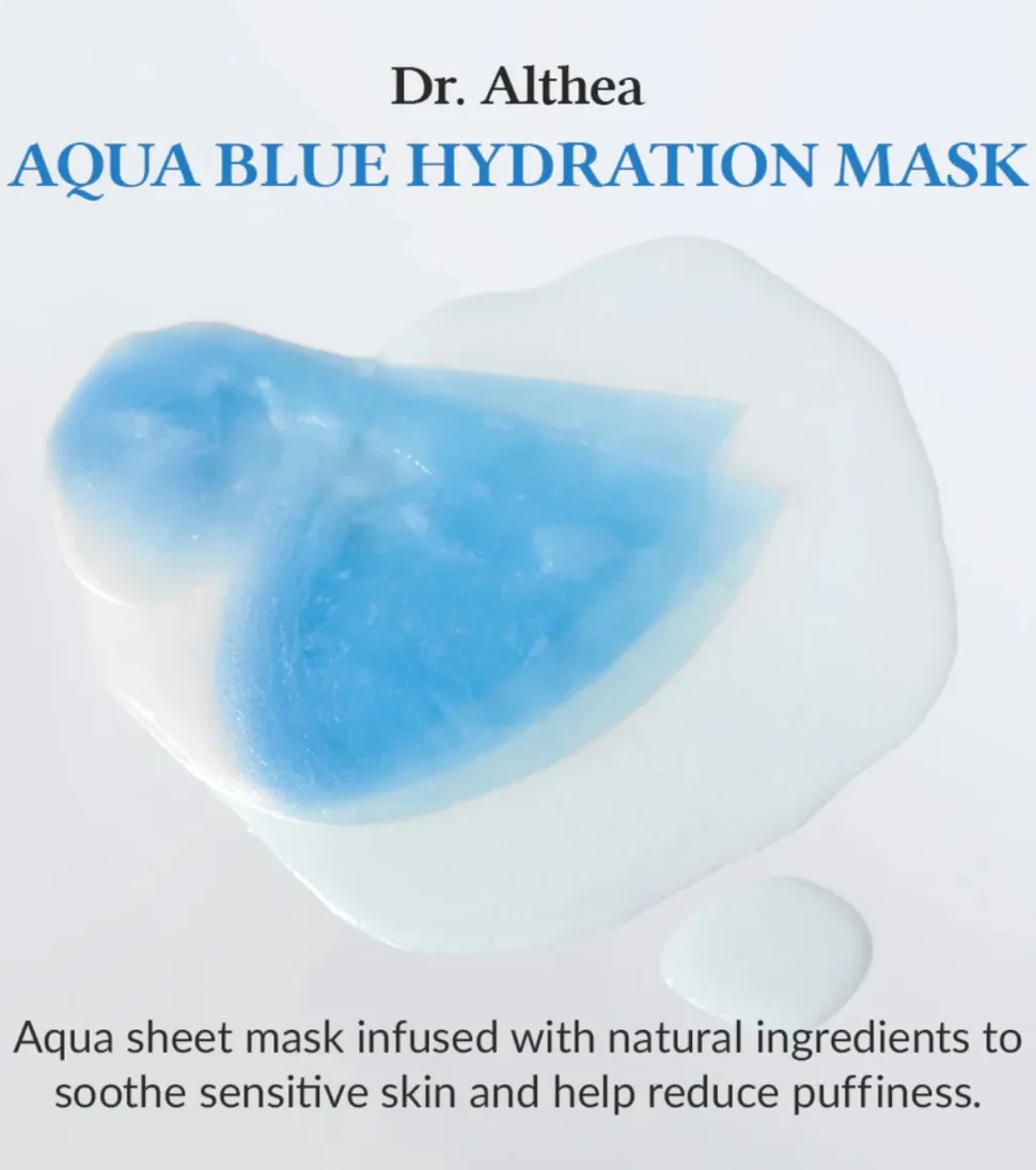 Mascarilla facial hidratante Aqua Blue