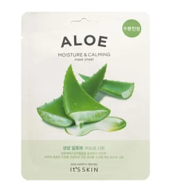 Mascarilla facial hidratante y calmante aloe vera