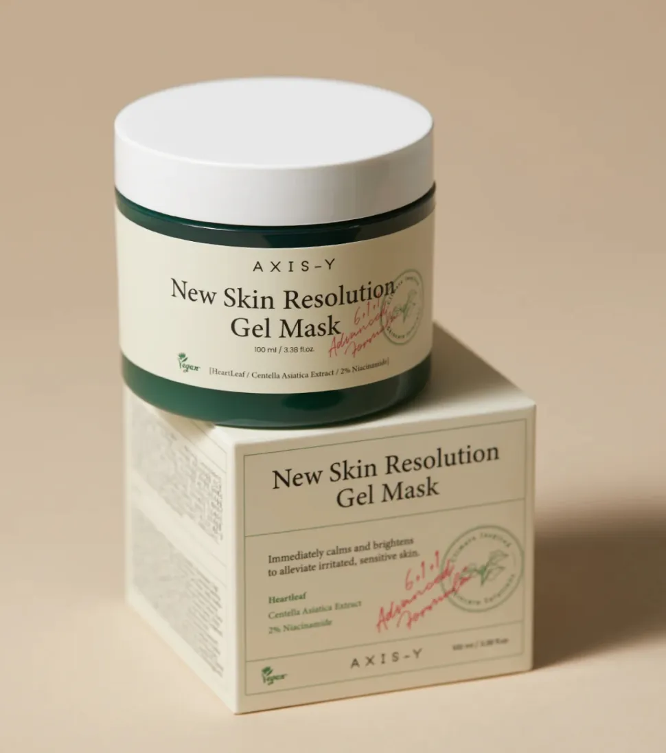 Mascarilla facial iluminadora en gel New Skin Resolution