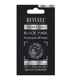 Mascarilla facial negra de carbón activo peel off (15 ml)