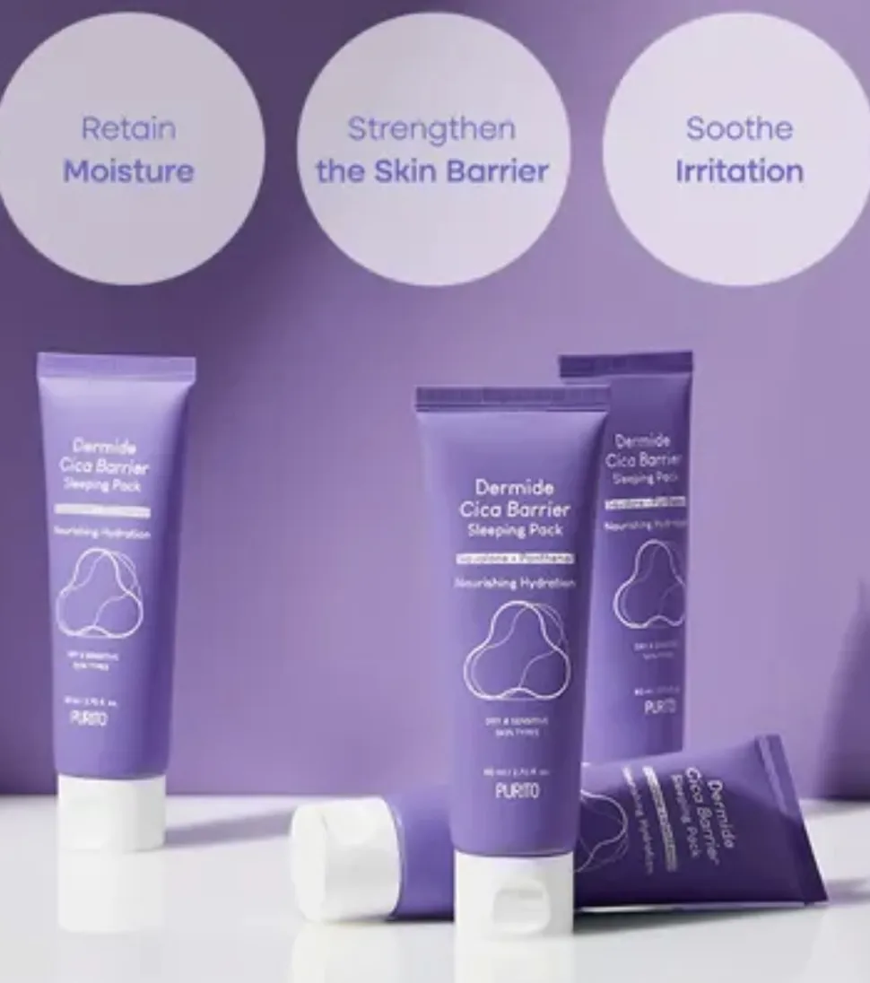 Mascarilla facial nocturna Dermide Cica Barrier