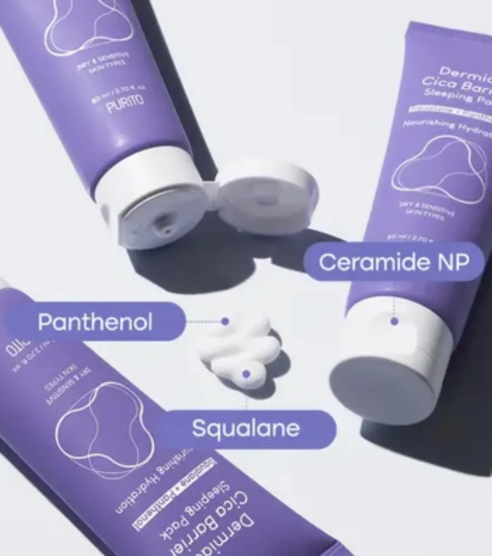 Mascarilla facial nocturna Dermide Cica Barrier