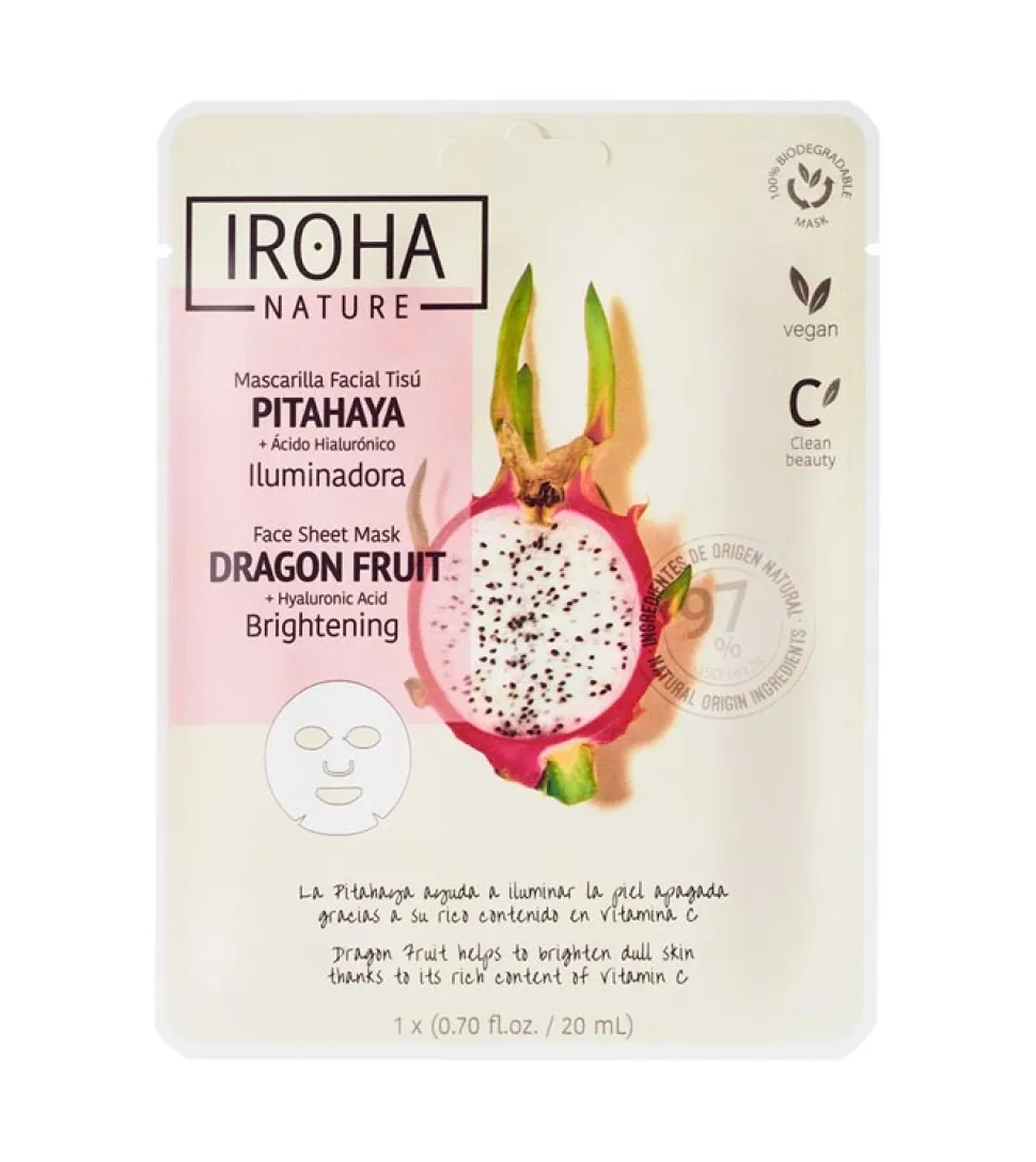Mascarilla facial Tisú Iluminadora - Pitahaya
