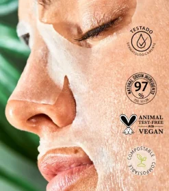 Mascarilla facial Tisú Peeling AHA - Papaya