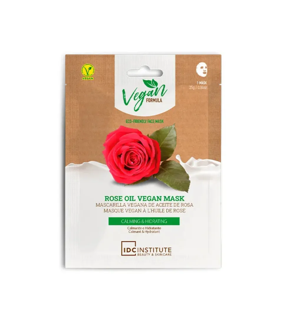 Mascarilla facial Vegan Formula 25g - Aceite de rosa