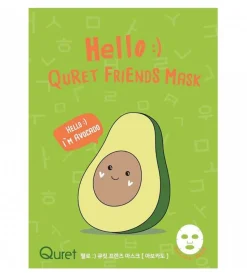 Mascarilla Hello Friends - Aguacate