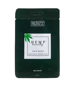 Mascarilla para el pelo de aceite de cáñamo orgánico