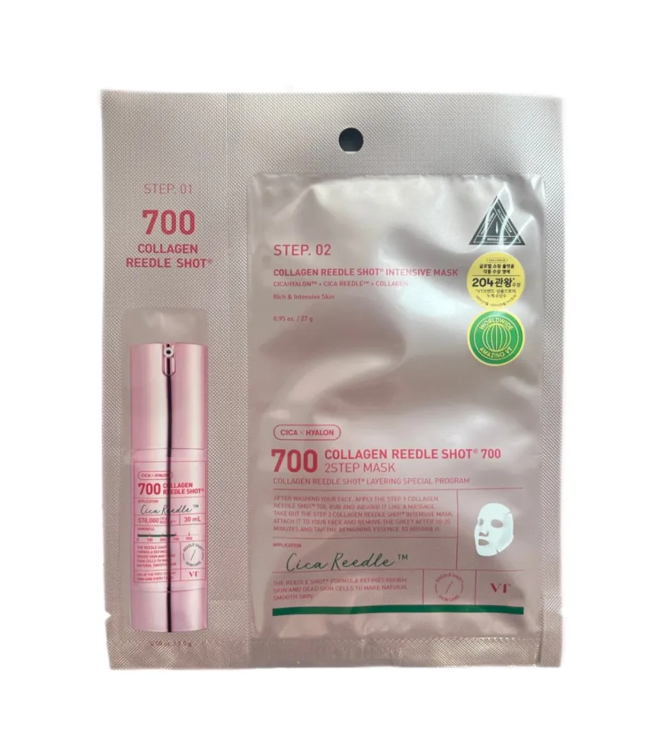 Mascarilla 2-Step Collagen Reedle Shot 700