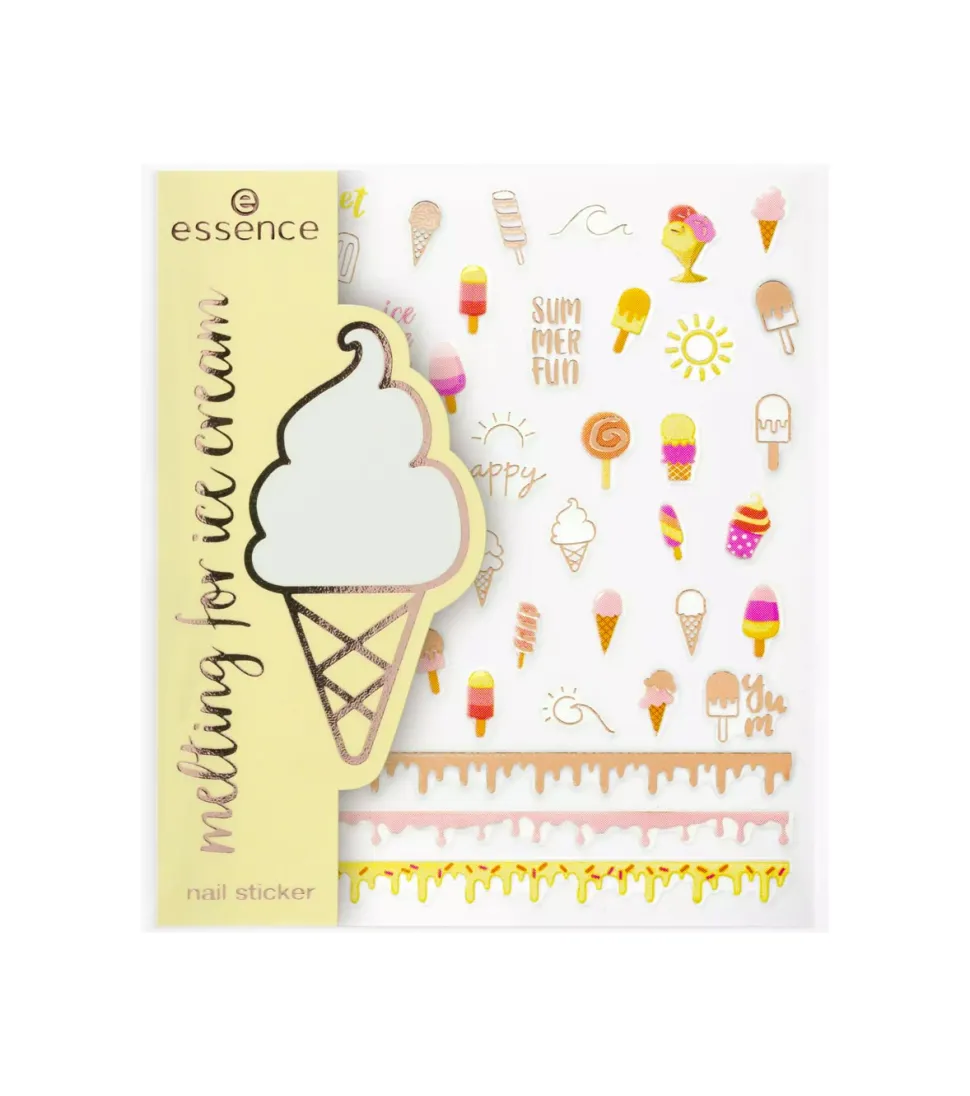 *Melting For Ice Cream* - Pegatinas para uñas