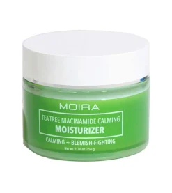 Moira - Crema calmante y anti-manchas Moisturizer - Niacinamida y árbol de té