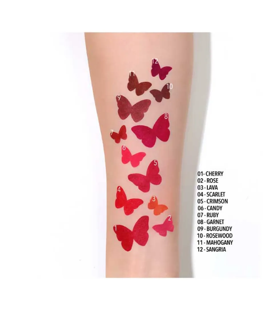 Moira - Lápiz de labios Flirty Lip Pencil - 04: Scarlet