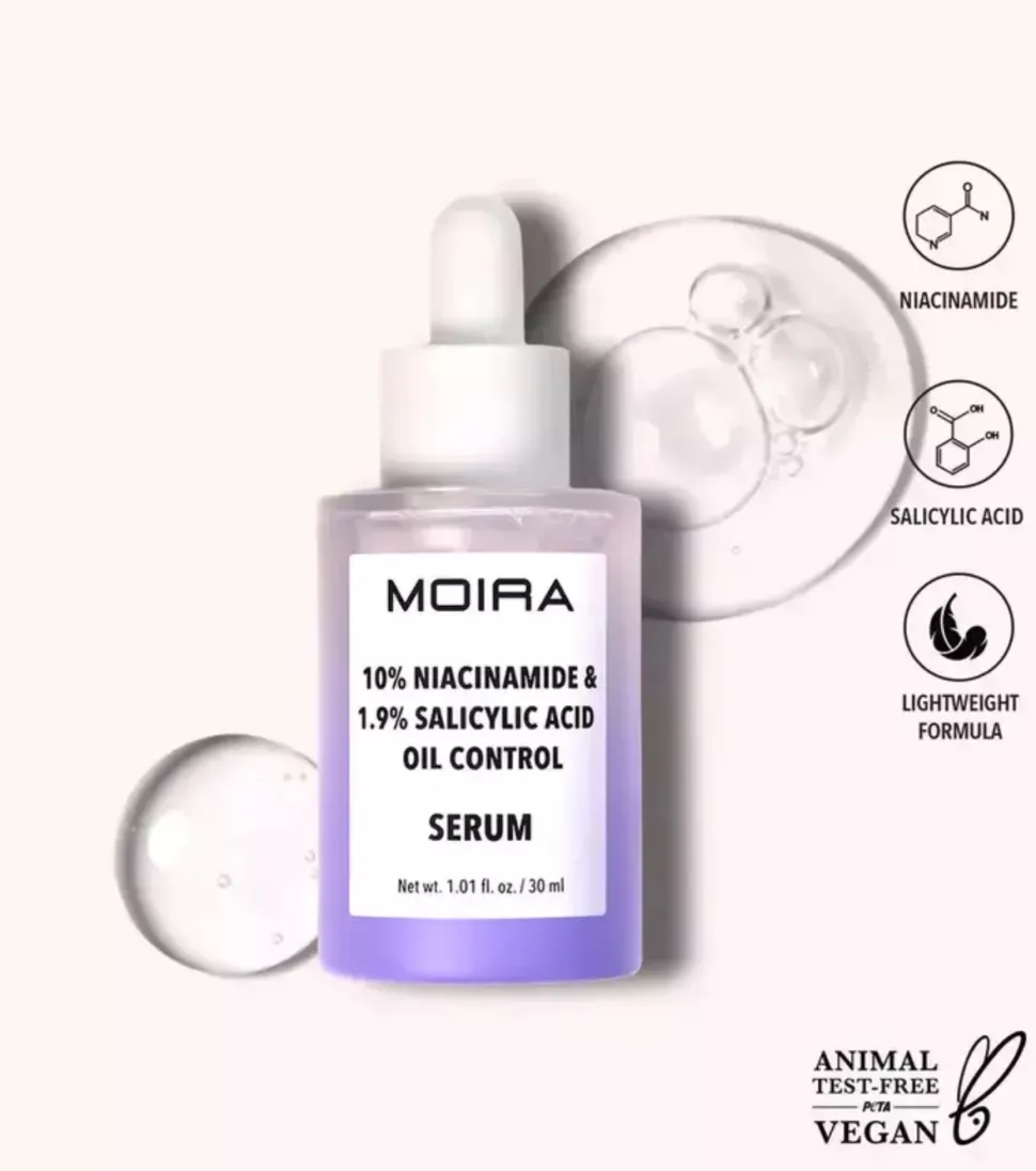 Moira - *Oil Control* - Sérum con niacinamida y ácido salicílico
