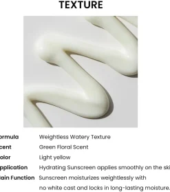 *Moringa Ceramide* - Protector solar facial Watery Sunscreen SPF50+ PA++++