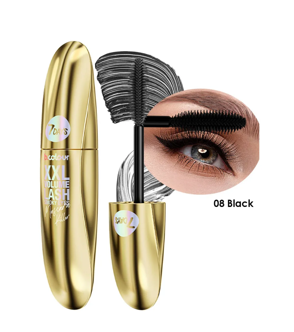 Máscara de pestañas Volume & Curl - 08: Black