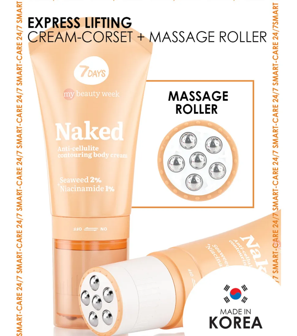 *My Beauty Week* - Crema roller corporal anticelulítica - Naked