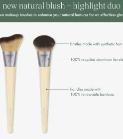 *New Natural* - Set de brochas Blush & Highlight Duo