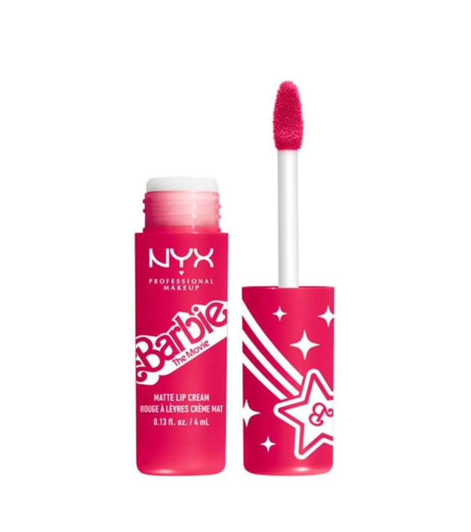 Nyx Professional Makeup - *Barbie La Película* - Labial Líquido Smooth Whip Matte Lip Cream - 02: Perfect Day Pink