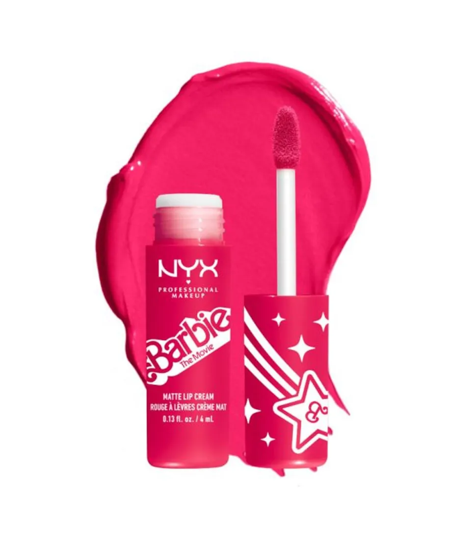 Nyx Professional Makeup - *Barbie La Película* - Labial Líquido Smooth Whip Matte Lip Cream - 02: Perfect Day Pink