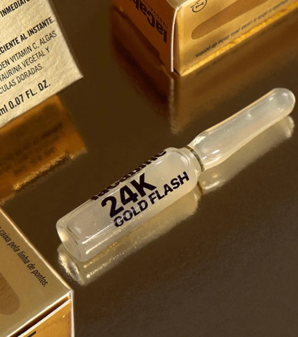 Pack de 10 ampollas efecto tensor 24K Gold Flash