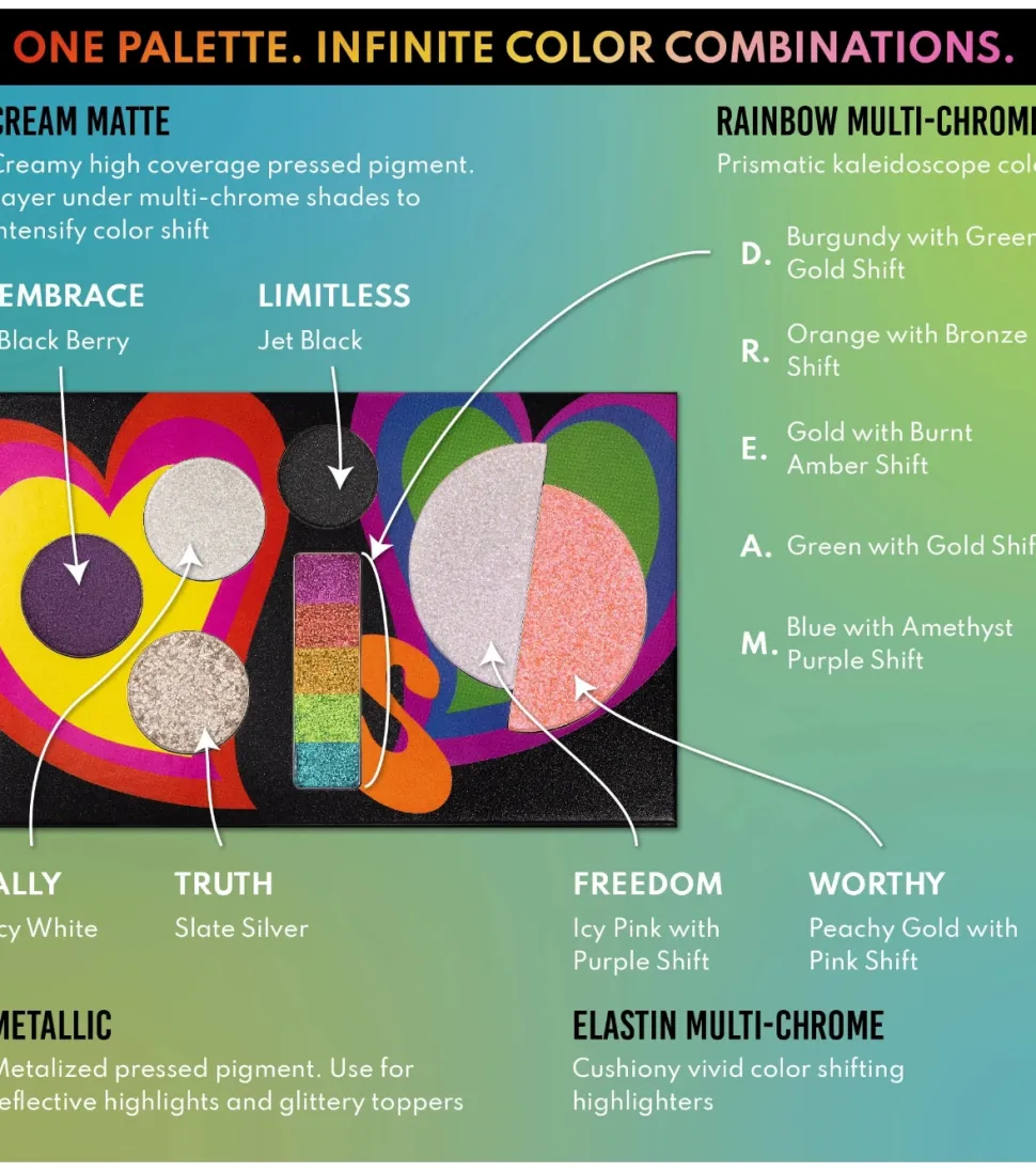 Paleta de rostro Love is Love