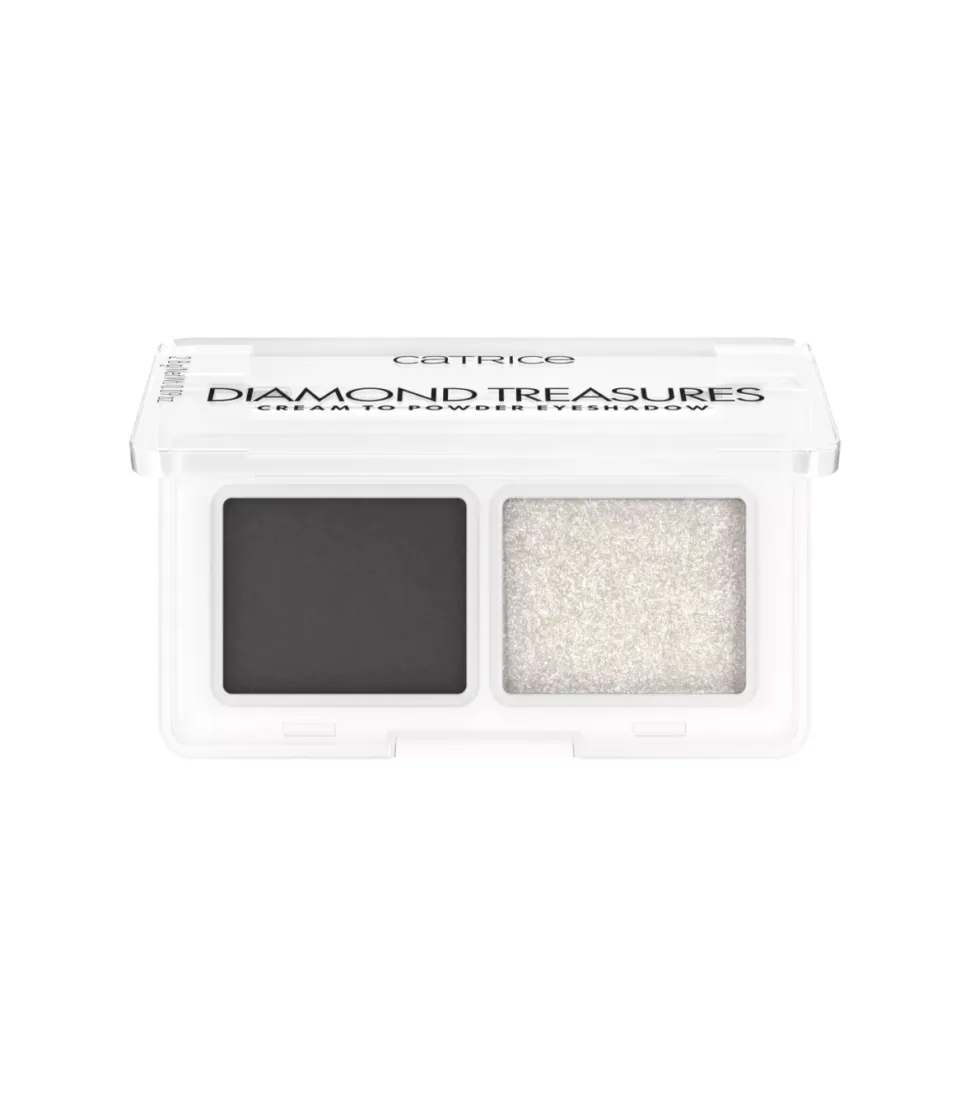 Paleta de sombras crema a polvo Diamond Treasures - 030: Smokey Diamond