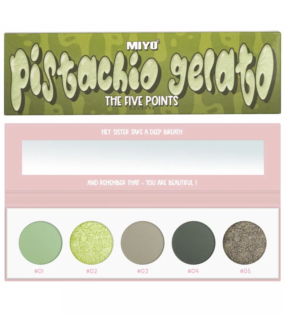 Paleta de sombras Five Points - 36: Pistachio Gelato