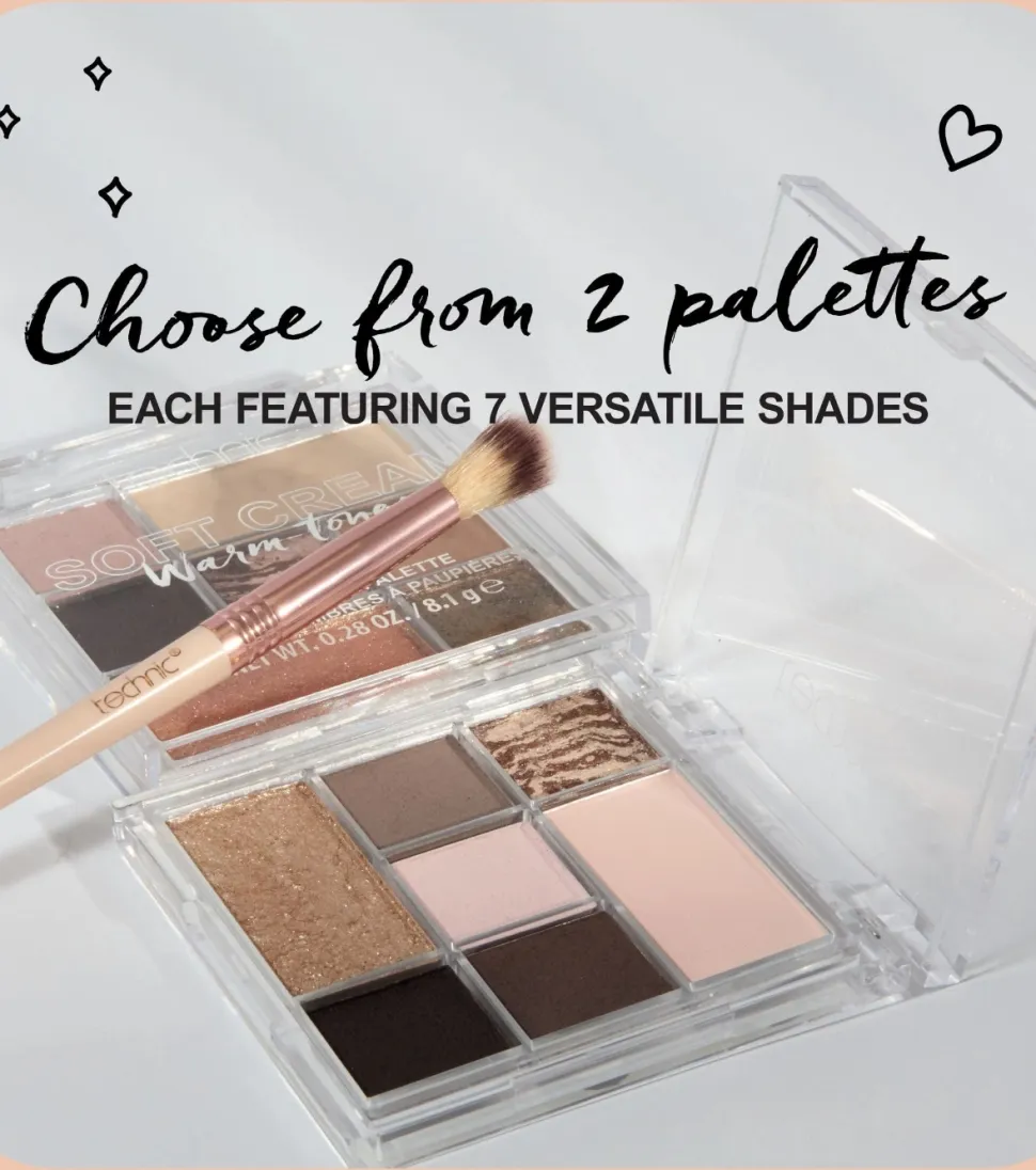 Paleta de sombras Soft Cream - Warm Tones
