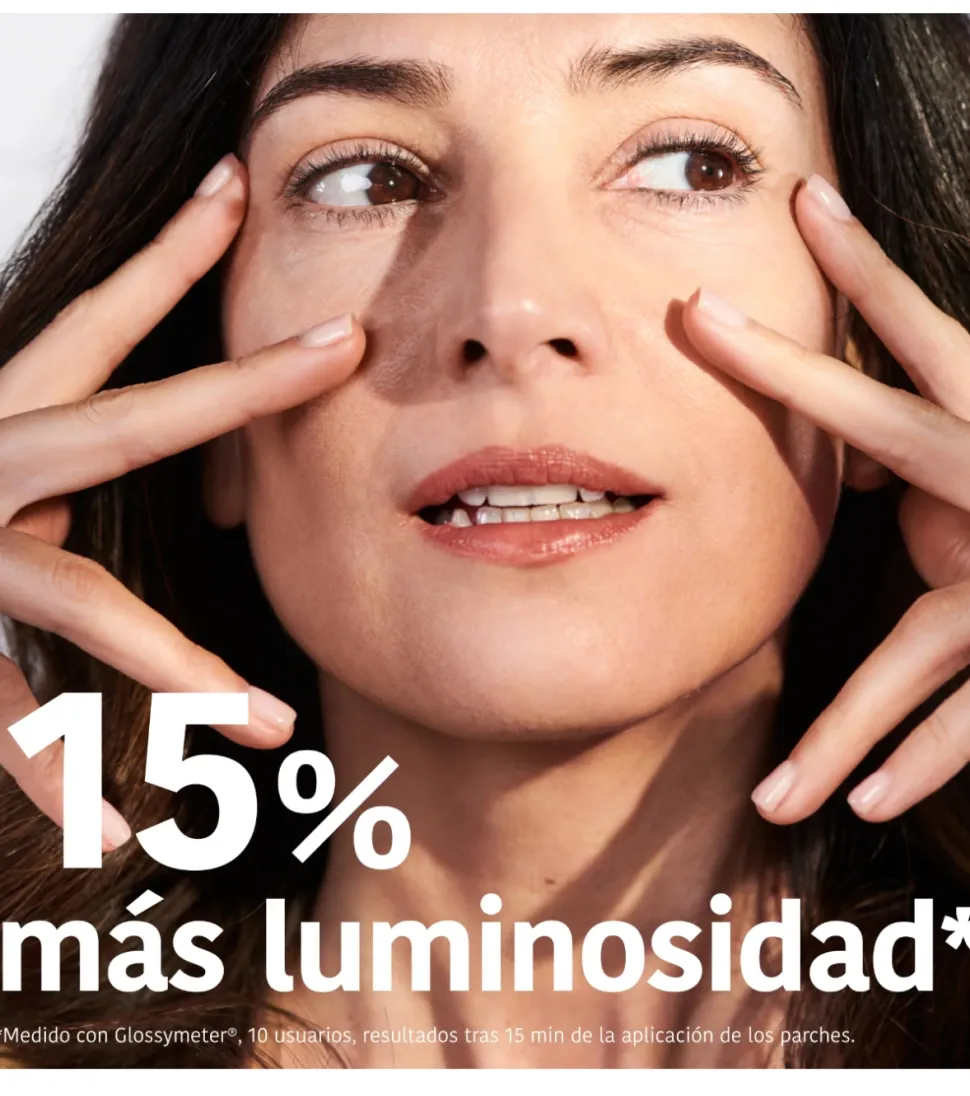 Parches anti-fatiga e iluminadores - Vitamina c, pepino y ácido hialurónico