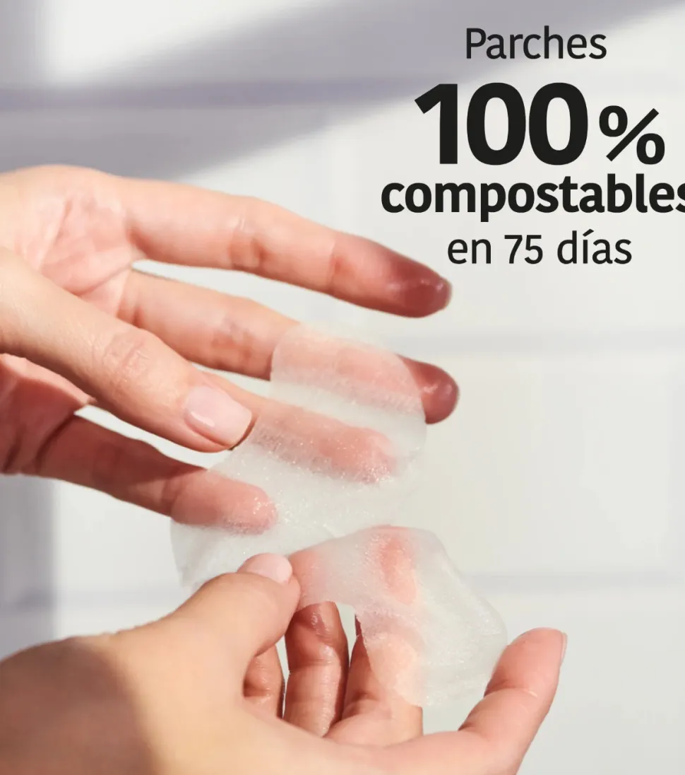 Parches anti-fatiga e iluminadores - Vitamina c, pepino y ácido hialurónico