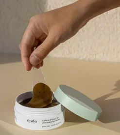 Parches de hidrogel para el contorno de ojos Caffeine & Green Tea