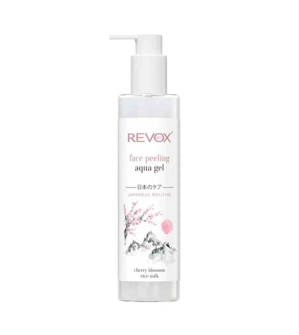 Peeling facial Aqua Gel Japanese Routine