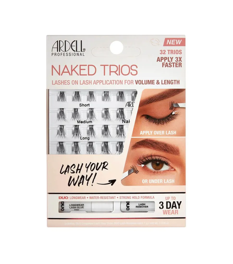 Pestañas postizas individuales Naked Trios