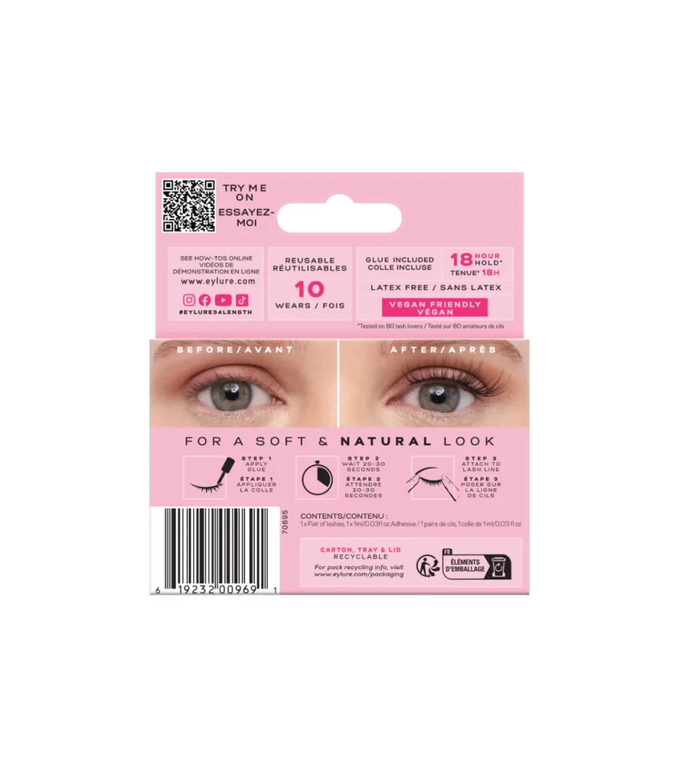 Pestañas postizas 3/4 Length - N° 030