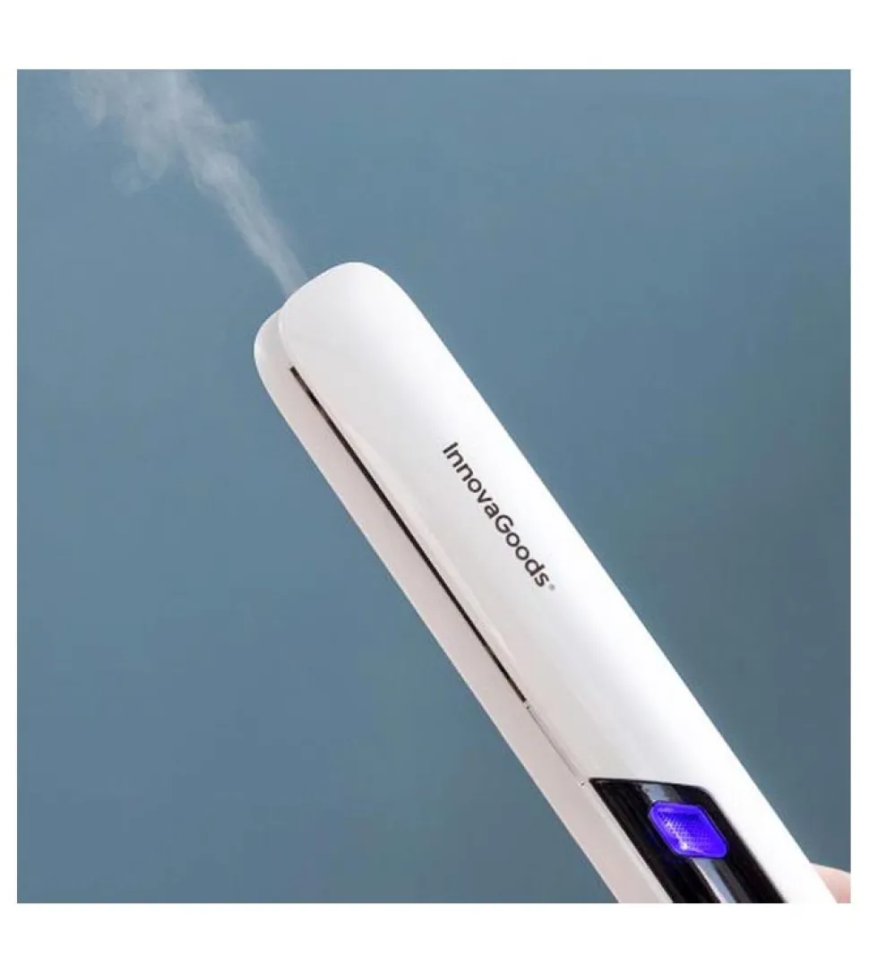 Plancha de cabello cerámica con vapor Stemio
