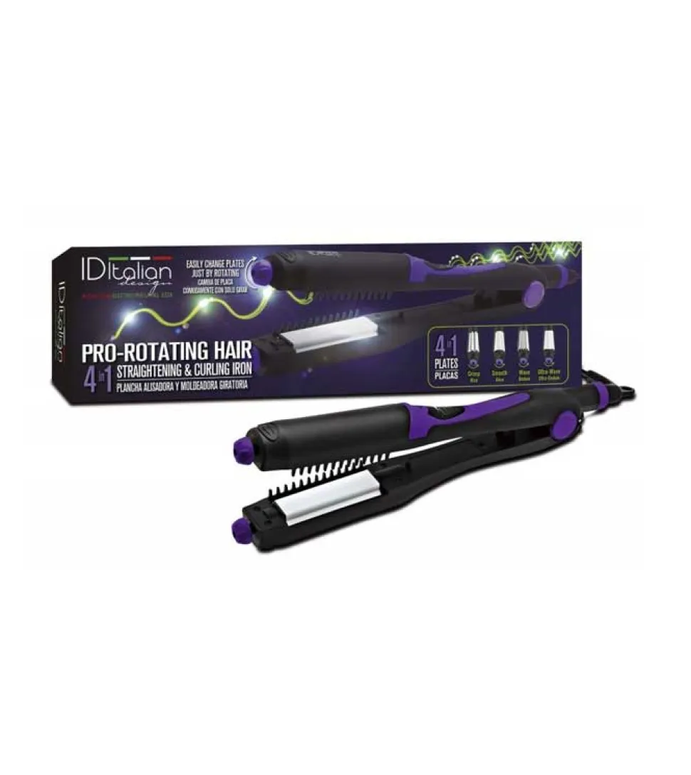 Plancha de cerámica Intercambiable Pro-Rotating Hair