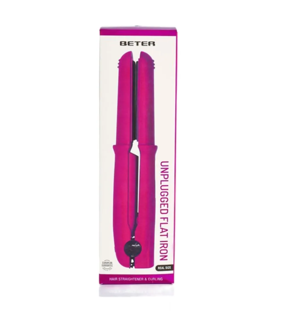 Plancha de pelo inalámbrica GRWM - Rosa