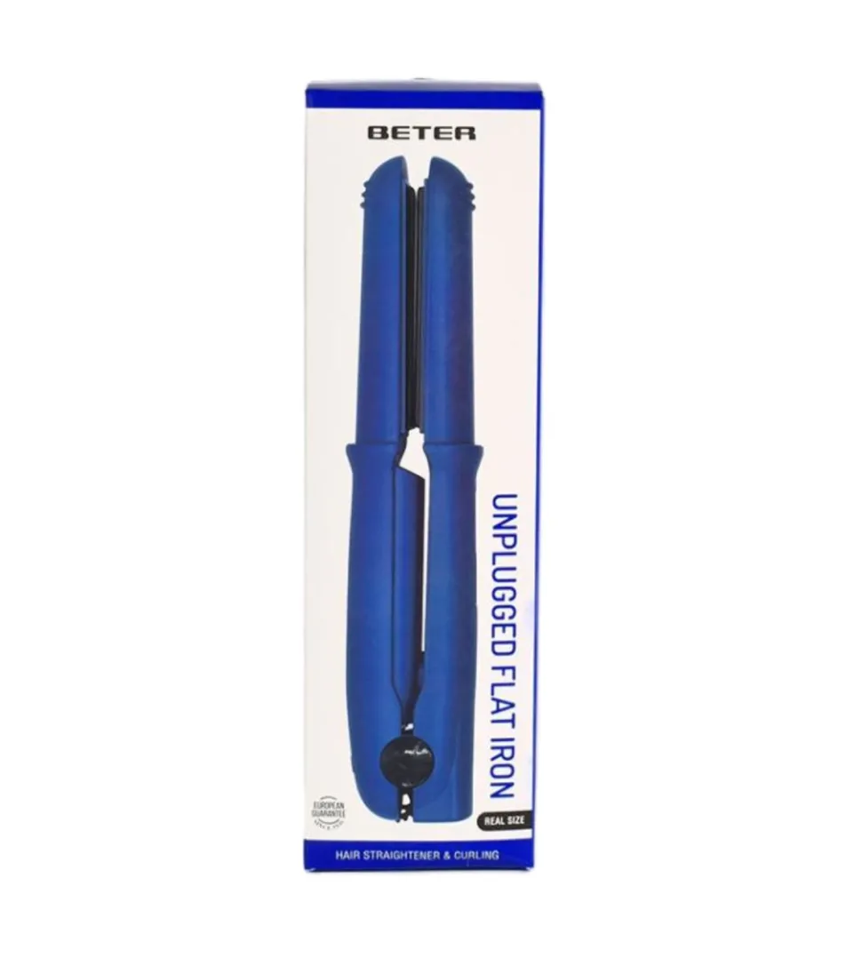 Plancha de pelo inalámbrica GRWM - Azul