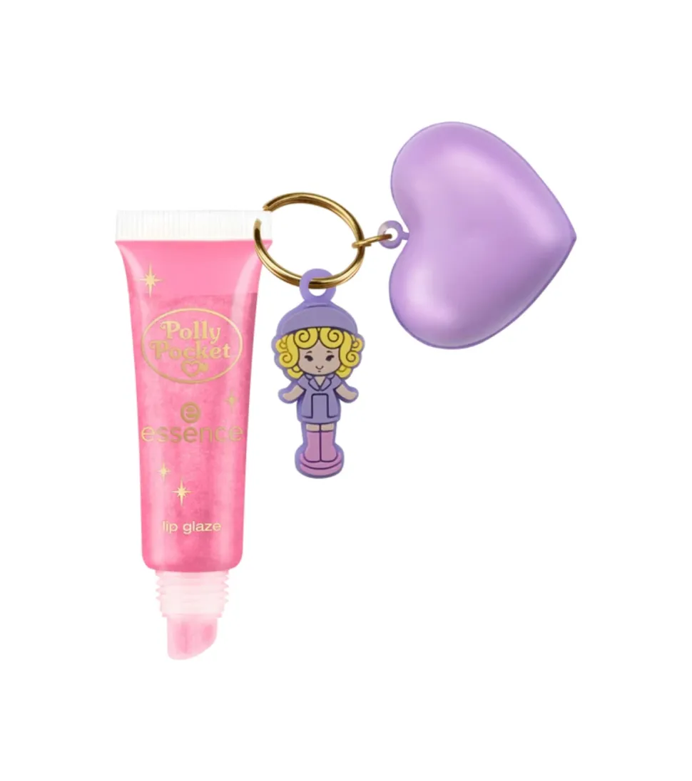 *Polly Pocket* - Brillo de labios con llavero - 01: 90's Girl