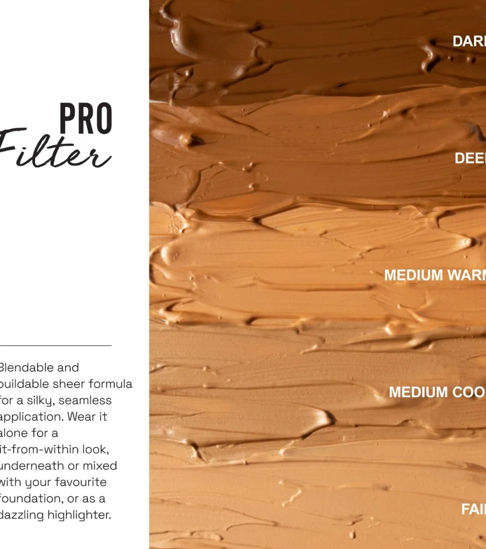 Prebase de maquillaje Pro Filter Multi Use Complexion Enhancer - Dark