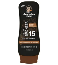 Protector Solar con activo bronceador - FPS 15