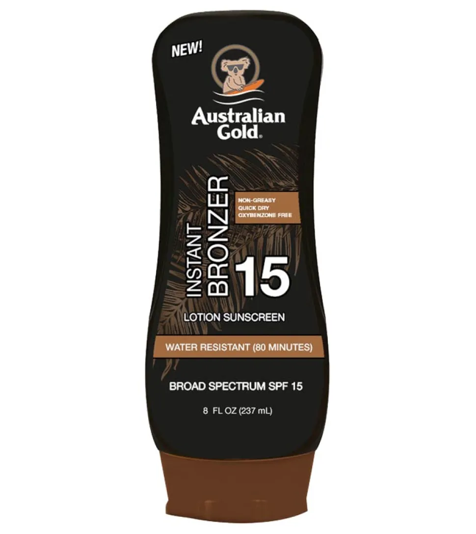 Protector Solar con activo bronceador - FPS 15